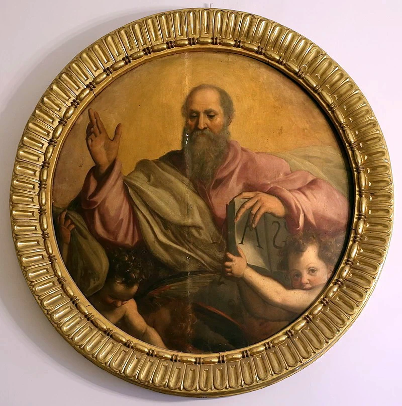 Dio Padre benedicente tra angel - Santa Maria Novella, Firenze
